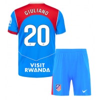 Atletico Madrid Giuliano Simeone #20 Tretí Detský futbalový dres 2025-26 Krátky Rukáv (+ trenírky)